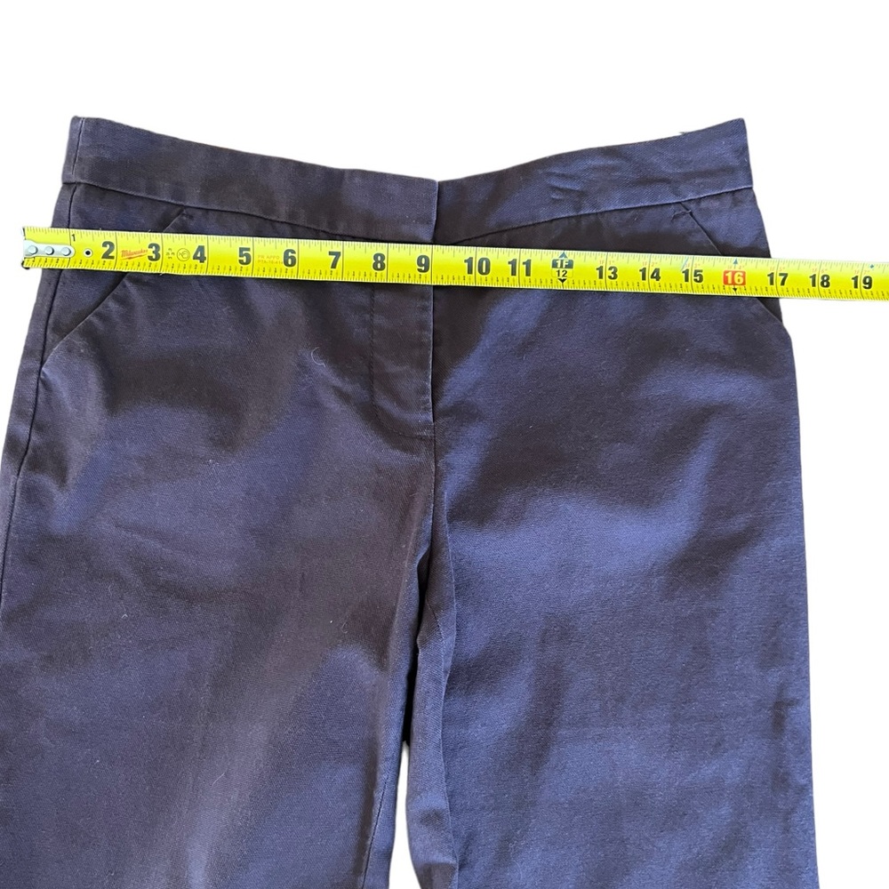 Tory Burch brown trouser flare leg pants. Size 8 - Picture 6 of 11
